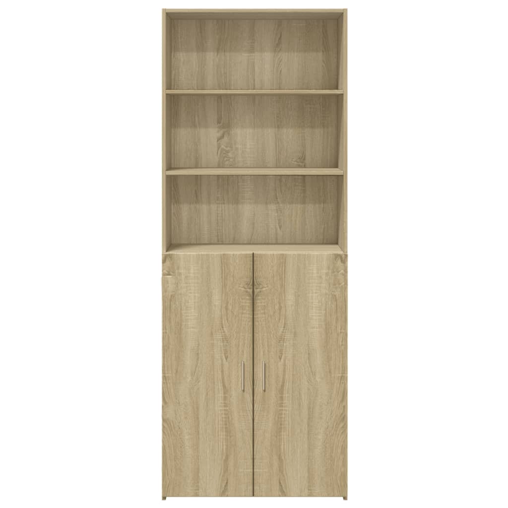vidaXL Highboard Sonoma Oak 70x42.5x185 cm Engineered Wood