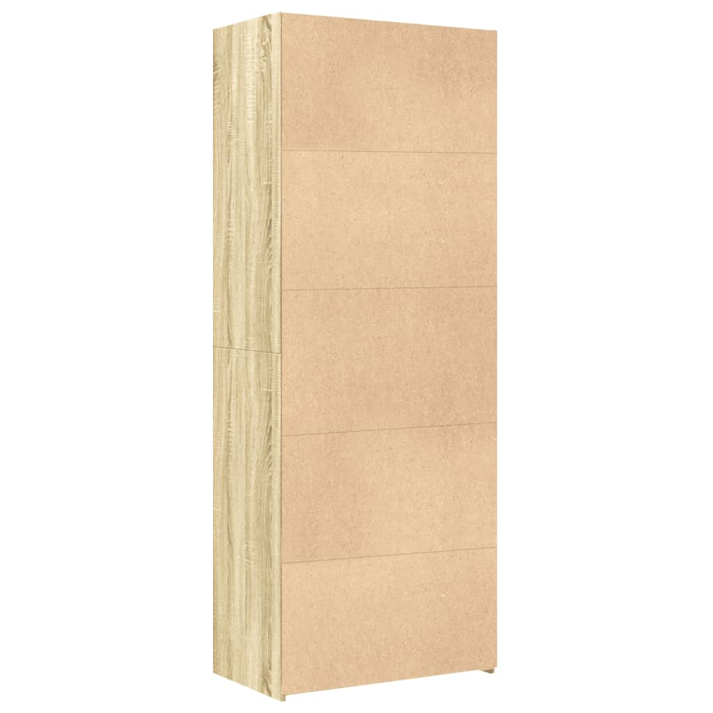 vidaXL Highboard Sonoma Oak 70x42.5x185 cm Engineered Wood
