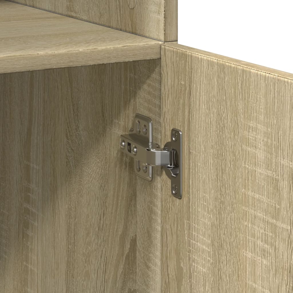 vidaXL Highboard Sonoma Oak 70x42.5x185 cm Engineered Wood