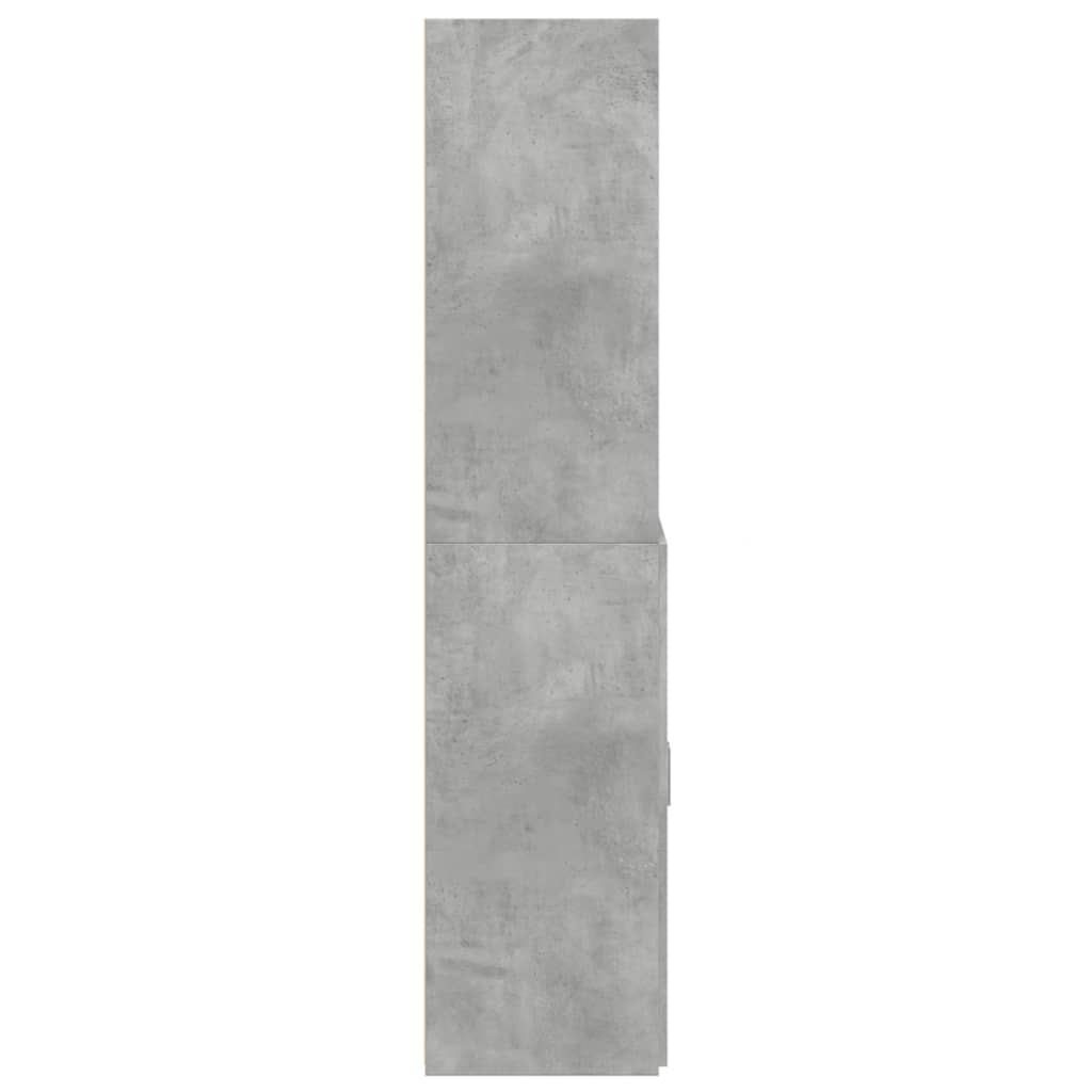 vidaXL Highboard Concrete Grey 70x42.5x185 cm Engineered Wood