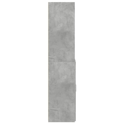 vidaXL Highboard Concrete Grey 70x42.5x185 cm Engineered Wood