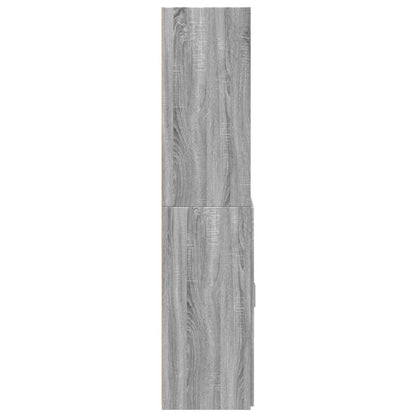 vidaXL Highboard Grey Sonoma 70x42.5x185 cm Engineered Wood