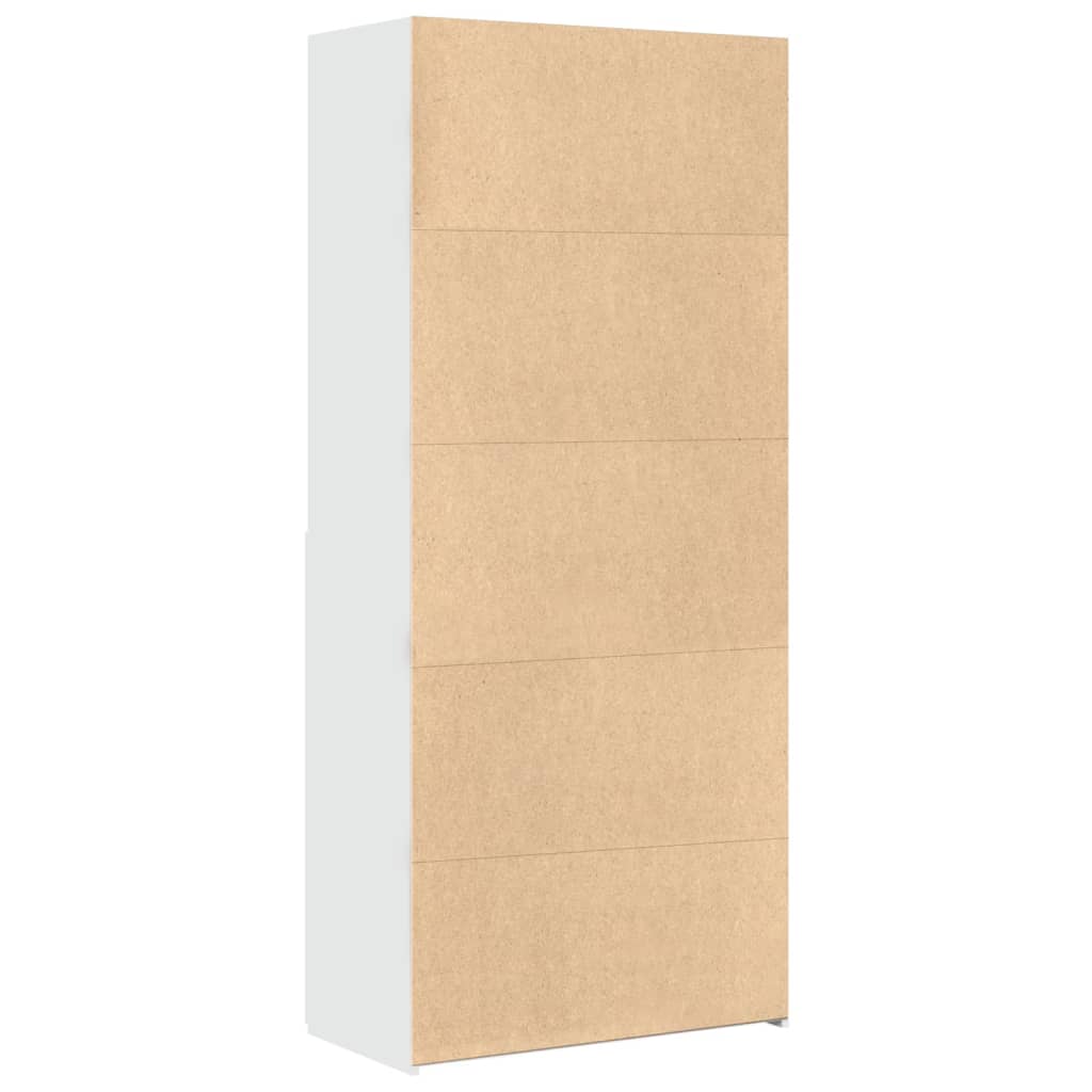 vidaXL Highboard White 80x42.5x185 cm Engineered Wood