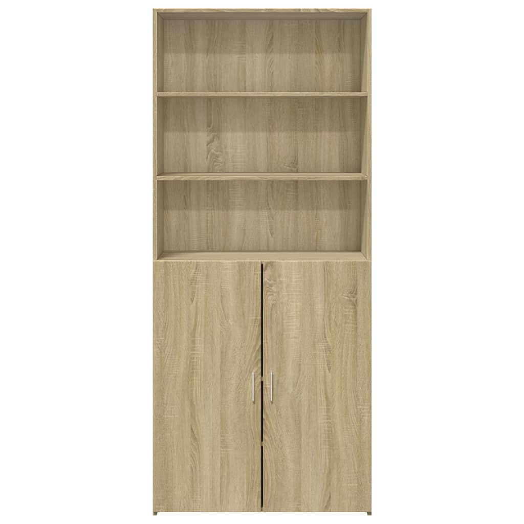 vidaXL Highboard Sonoma Oak 80x42.5x185 cm Engineered Wood