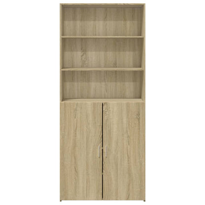 vidaXL Highboard Sonoma Oak 80x42.5x185 cm Engineered Wood