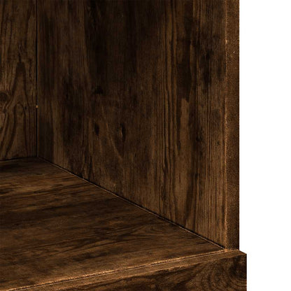 vidaXL Highboard Smoked Oak 80x42,5x124 cm Engineered Wood