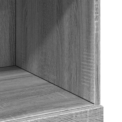 vidaXL Highboard Grey Sonoma 80x42.5x124 cm Engineered Wood