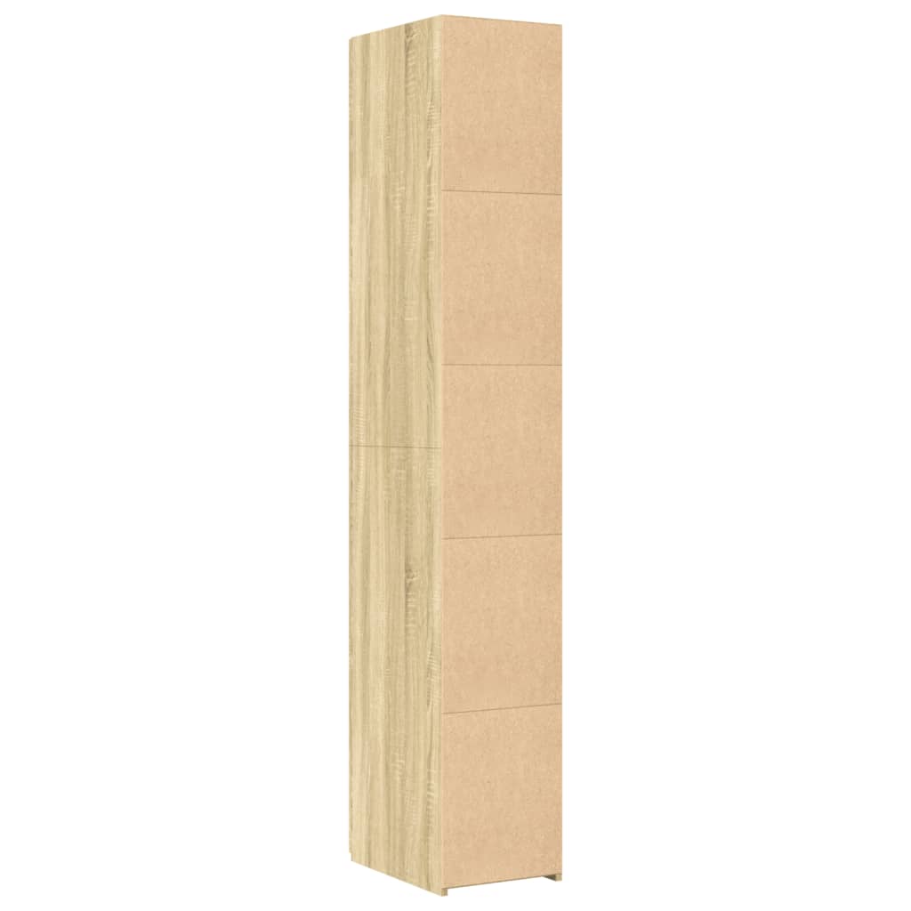 vidaXL Highboard Sonoma Oak 30x42.5x185 cm Engineered Wood