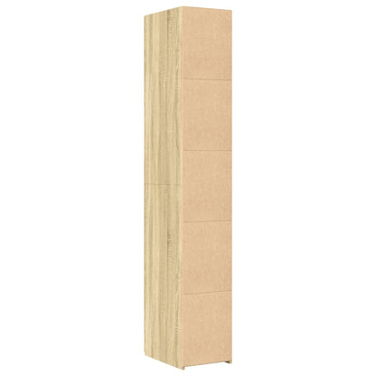 vidaXL Highboard Sonoma Oak 30x42.5x185 cm Engineered Wood