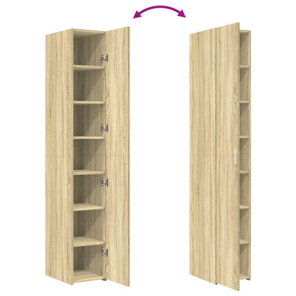 vidaXL Highboard Sonoma Oak 30x42.5x185 cm Engineered Wood