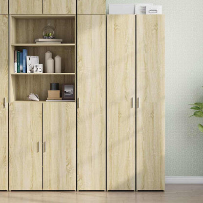 vidaXL Highboard Sonoma Oak 30x42.5x185 cm Engineered Wood