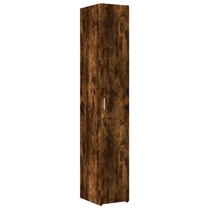 vidaXL Highboard Smoked Oak 30x42.5x185 cm Engineered Wood