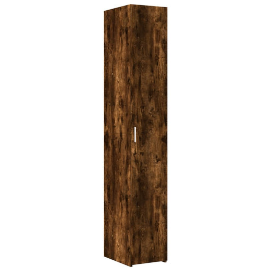 vidaXL Highboard Smoked Oak 30x42.5x185 cm Engineered Wood