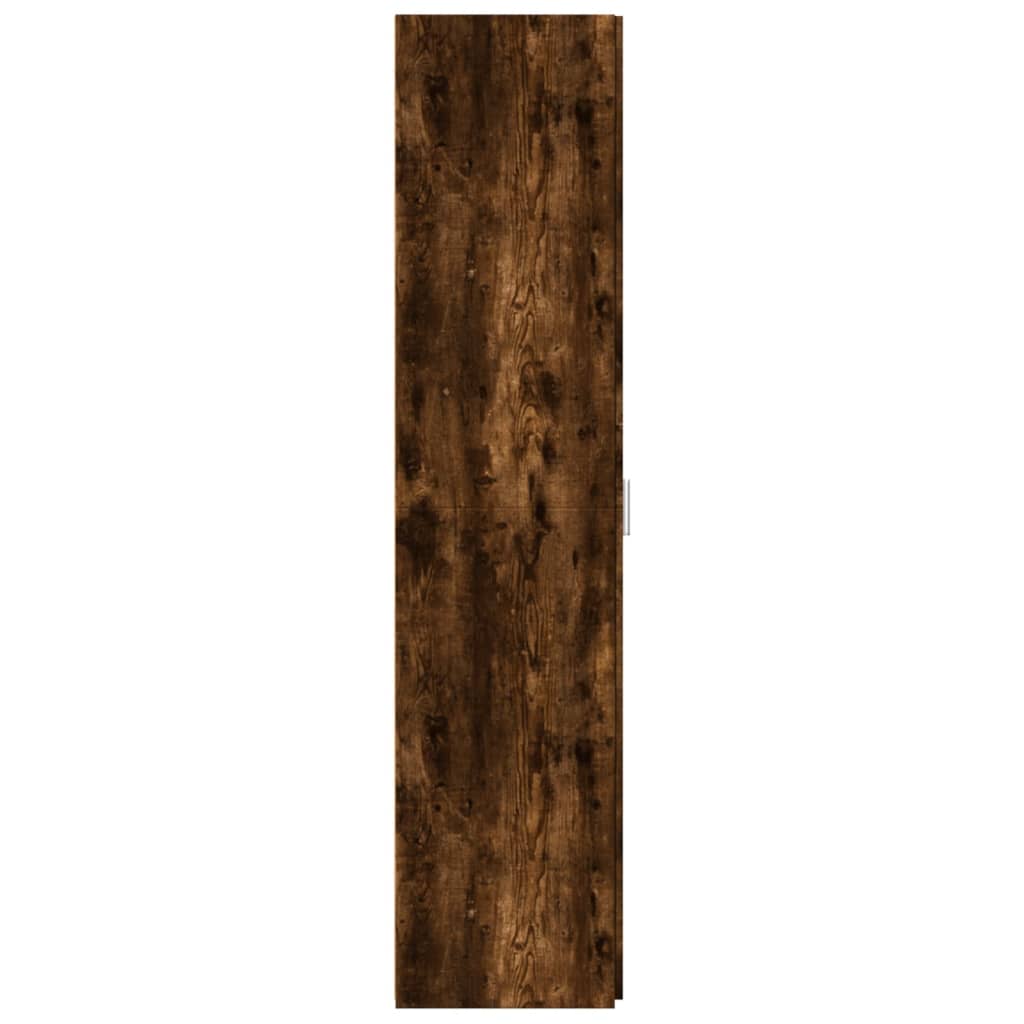 vidaXL Highboard Smoked Oak 30x42.5x185 cm Engineered Wood