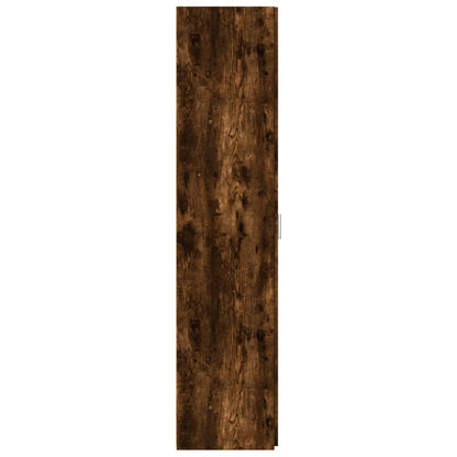 vidaXL Highboard Smoked Oak 30x42.5x185 cm Engineered Wood