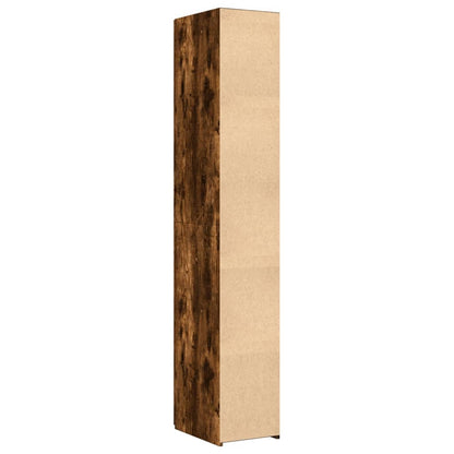 vidaXL Highboard Smoked Oak 30x42.5x185 cm Engineered Wood