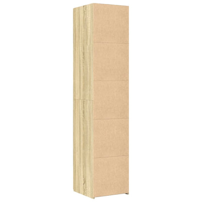 vidaXL Highboard Sonoma Oak 40x42.5x185 cm Engineered Wood