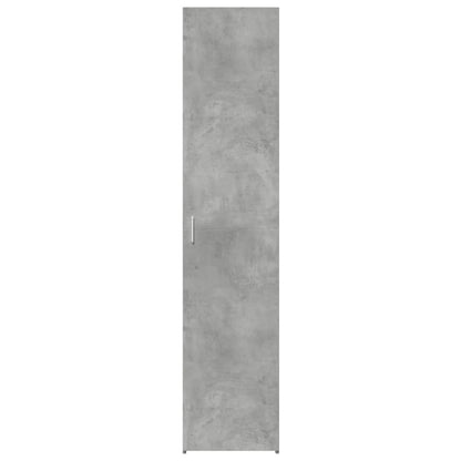 vidaXL Highboard Concrete Grey 40x42.5x185 cm Engineered Wood