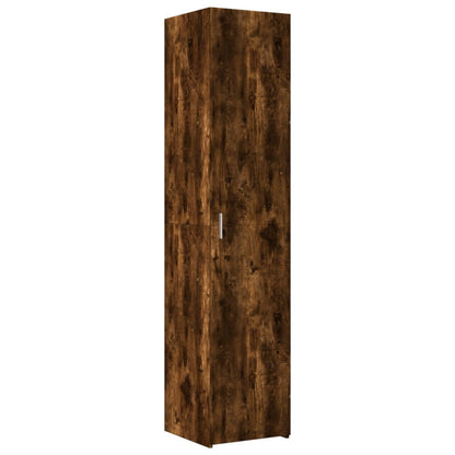 vidaXL Highboard Smoked Oak 40x42.5x185 cm Engineered Wood