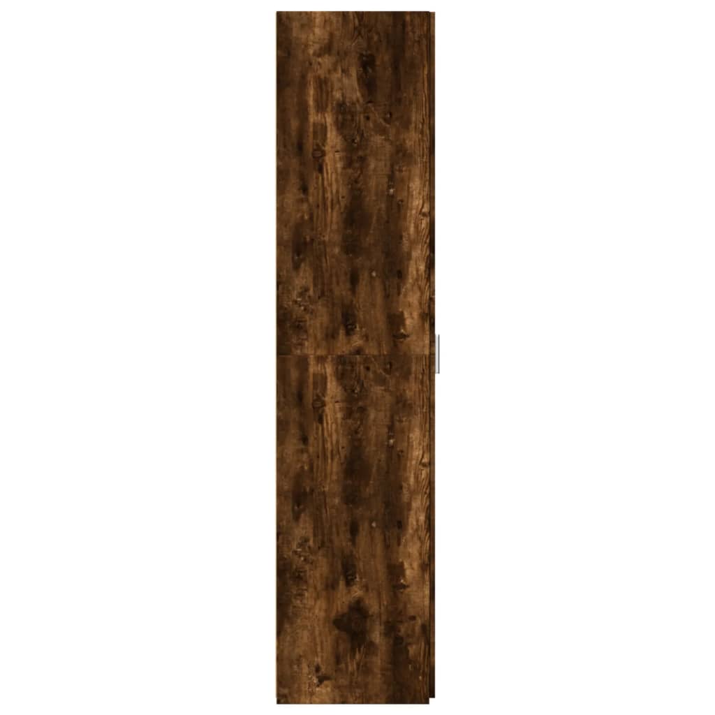 vidaXL Highboard Smoked Oak 40x42.5x185 cm Engineered Wood