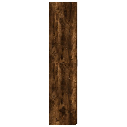 vidaXL Highboard Smoked Oak 40x42.5x185 cm Engineered Wood