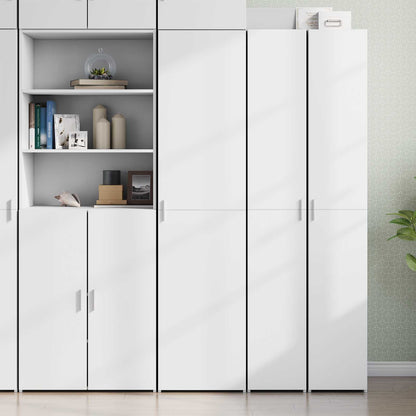 vidaXL Highboard White 45x42,5x185 cm Engineered Wood