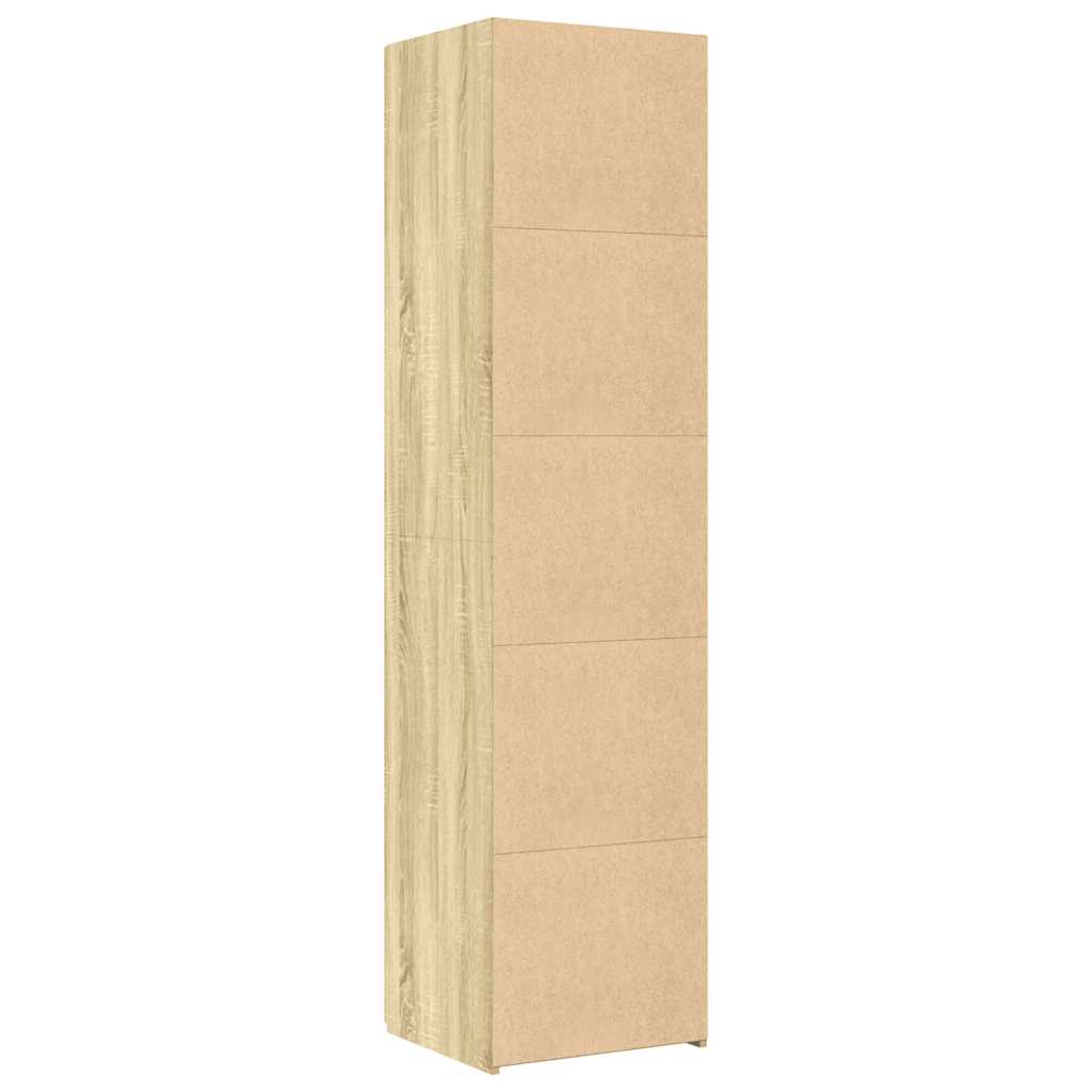 vidaXL Highboard Sonoma Oak 45x42.5x185 cm Engineered Wood
