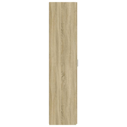 vidaXL Highboard Sonoma Oak 50x42.5x185 cm Engineered Wood