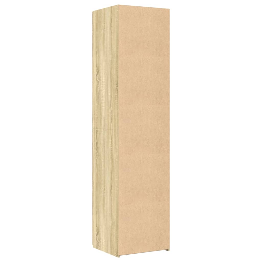 vidaXL Highboard Sonoma Oak 50x42.5x185 cm Engineered Wood
