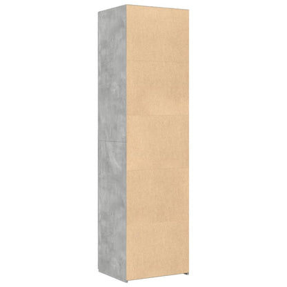vidaXL Highboard Concrete Grey 50x42,5x185 cm Engineered Wood