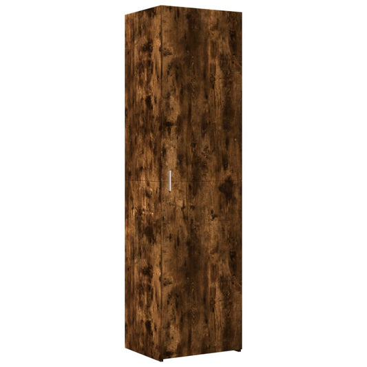 vidaXL Highboard Smoked Oak 50x42.5x185 cm Engineered Wood