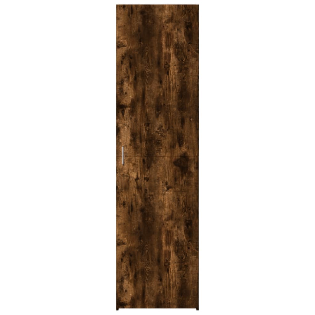 vidaXL Highboard Smoked Oak 50x42.5x185 cm Engineered Wood