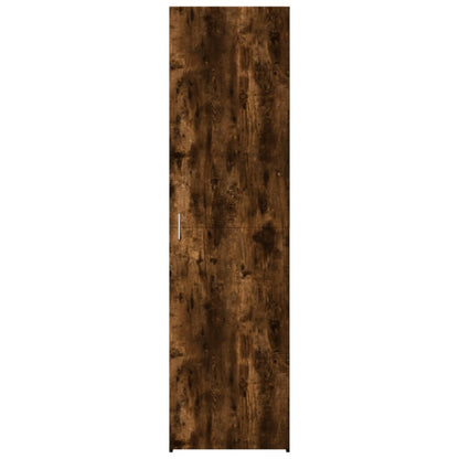 vidaXL Highboard Smoked Oak 50x42.5x185 cm Engineered Wood