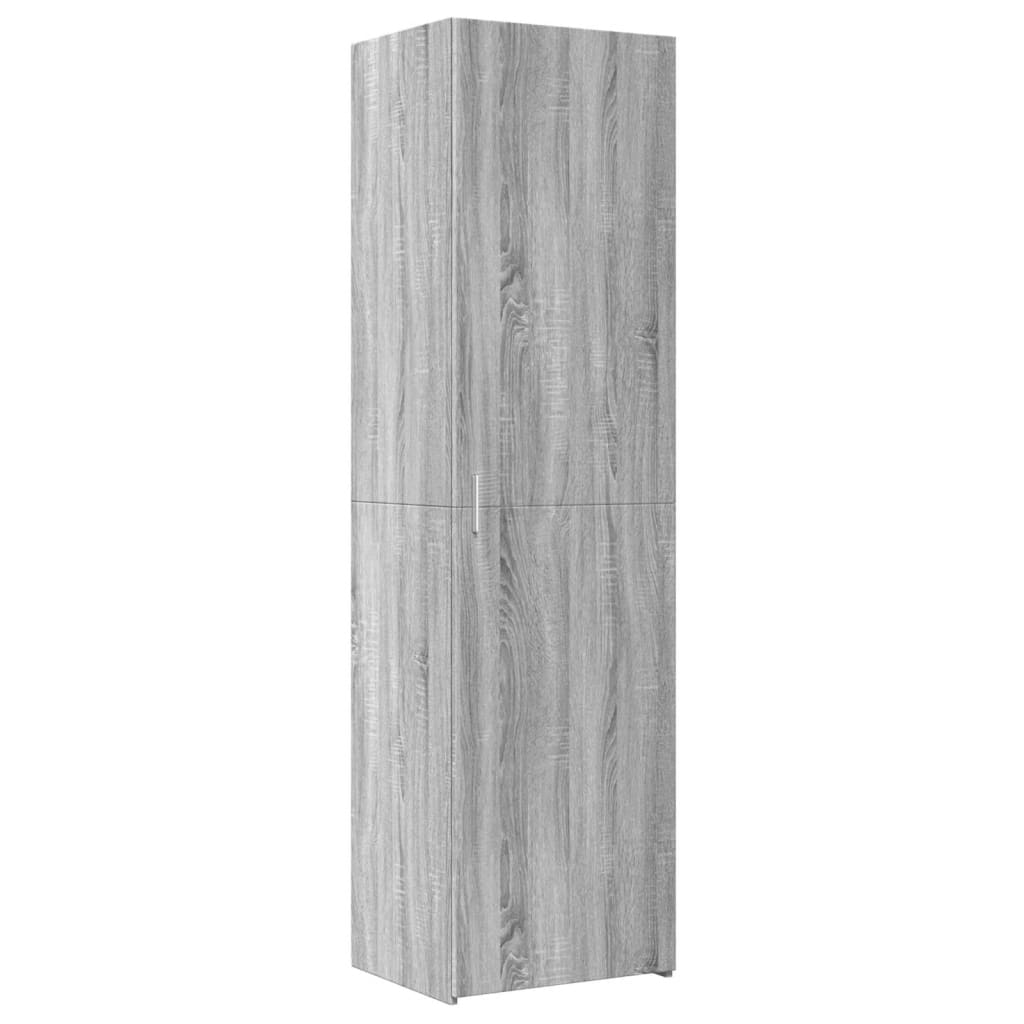 vidaXL Highboard Grey Sonoma 50x42,5x185 cm Engineered Wood