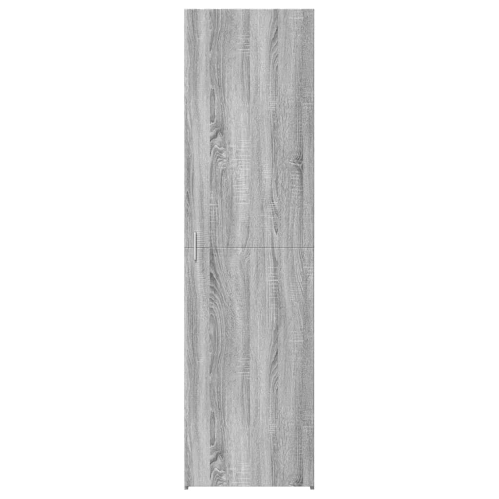 vidaXL Highboard Grey Sonoma 50x42,5x185 cm Engineered Wood