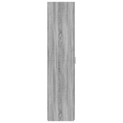 vidaXL Highboard Grey Sonoma 50x42,5x185 cm Engineered Wood