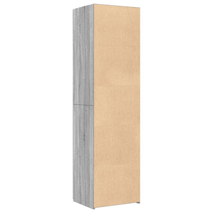 vidaXL Highboard Grey Sonoma 50x42,5x185 cm Engineered Wood