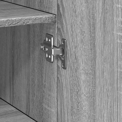vidaXL Highboard Grey Sonoma 50x42,5x185 cm Engineered Wood