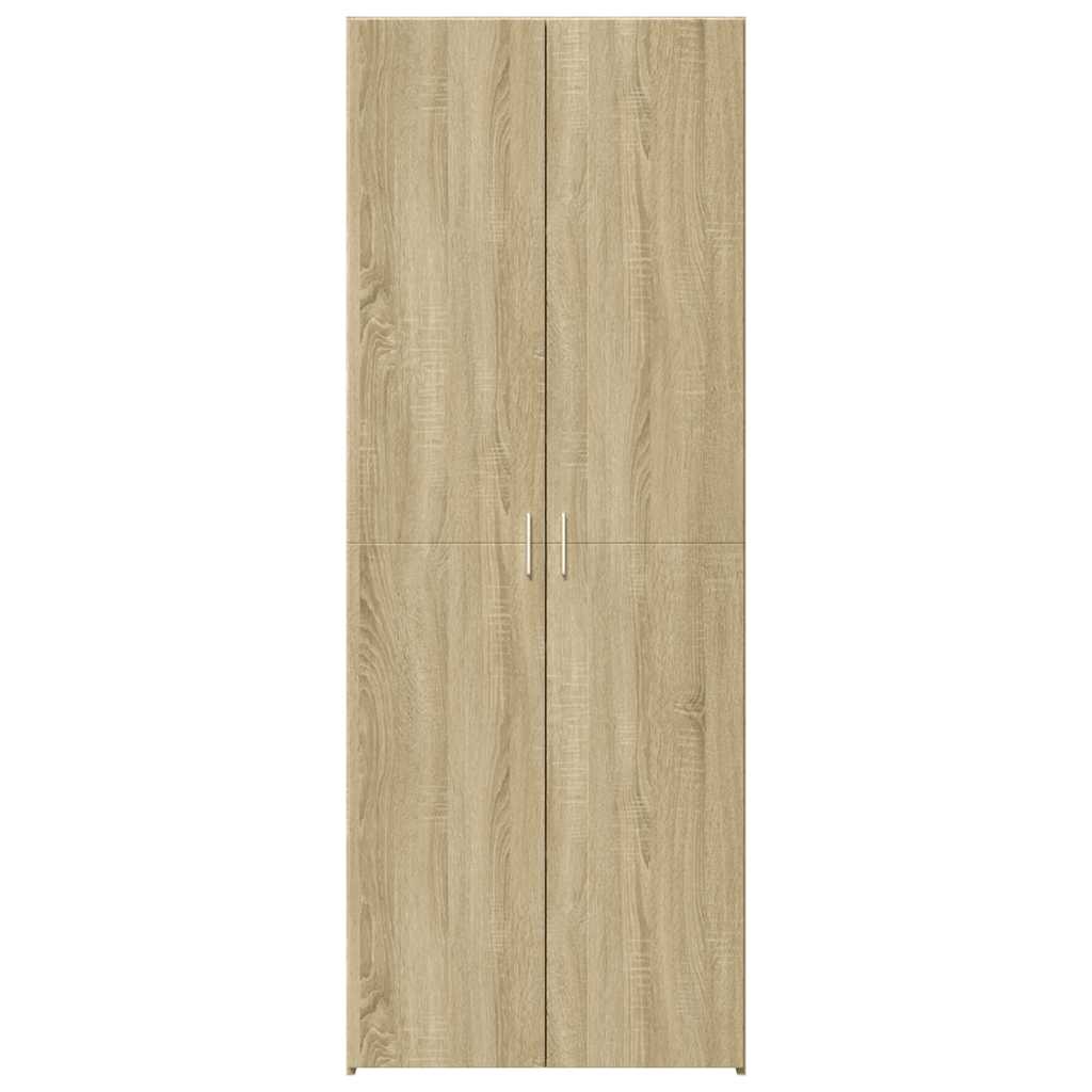 vidaXL Highboard Sonoma Oak 70x42.5x185 cm Engineered Wood
