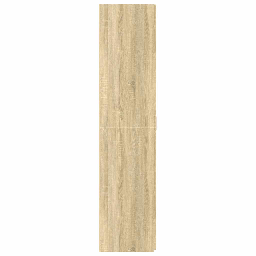 vidaXL Highboard Sonoma Oak 70x42.5x185 cm Engineered Wood