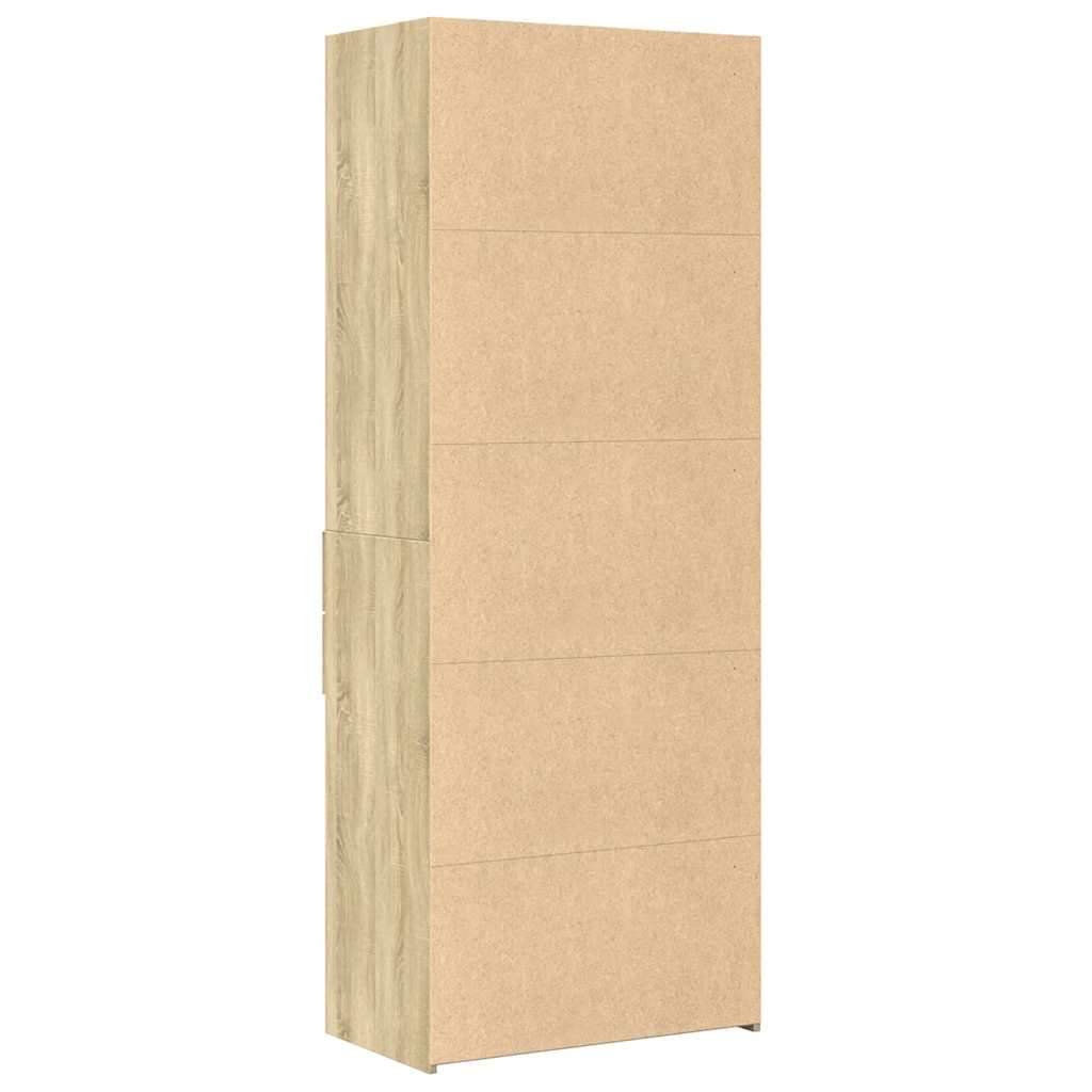 vidaXL Highboard Sonoma Oak 70x42.5x185 cm Engineered Wood