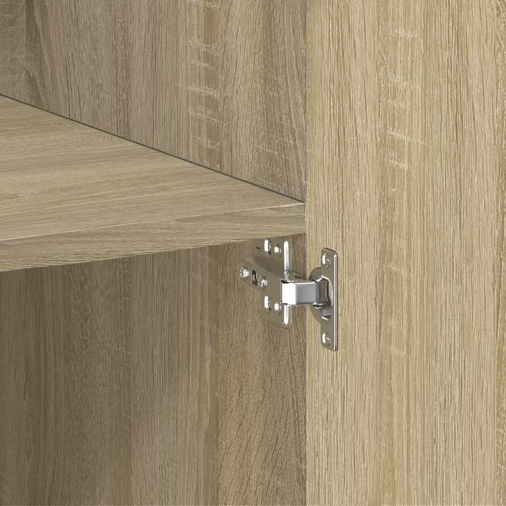 vidaXL Highboard Sonoma Oak 70x42.5x185 cm Engineered Wood