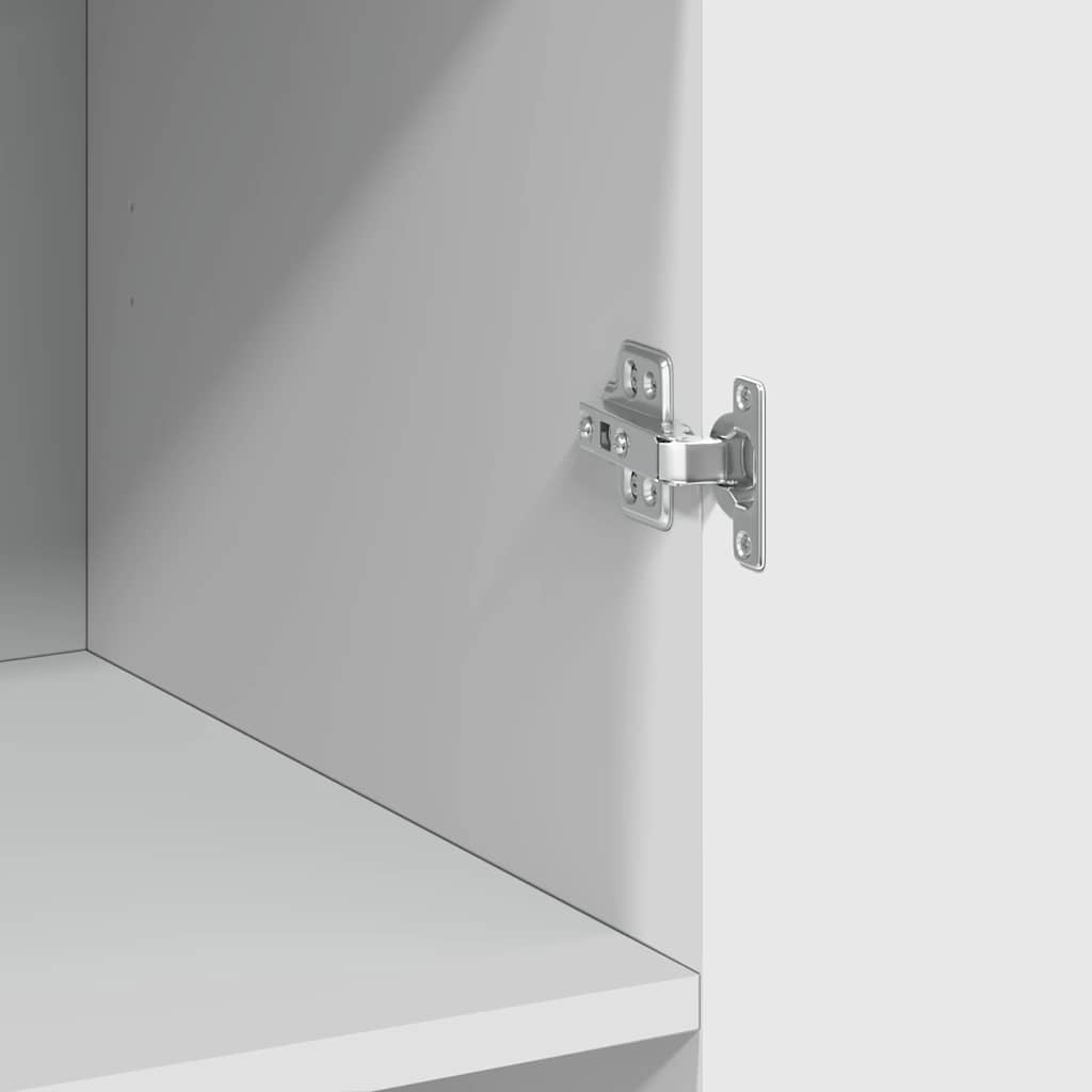 vidaXL Highboard White 70x42.5x185 cm Engineered Wood