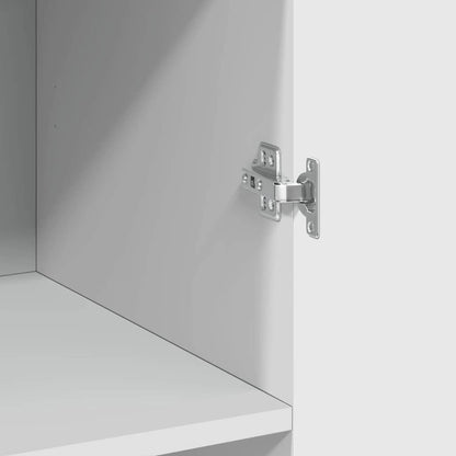 vidaXL Highboard White 70x42.5x185 cm Engineered Wood