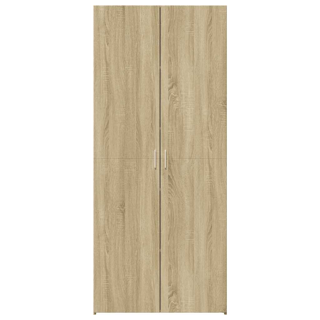 vidaXL Highboard Sonoma Oak 70x42.5x185 cm Engineered Wood