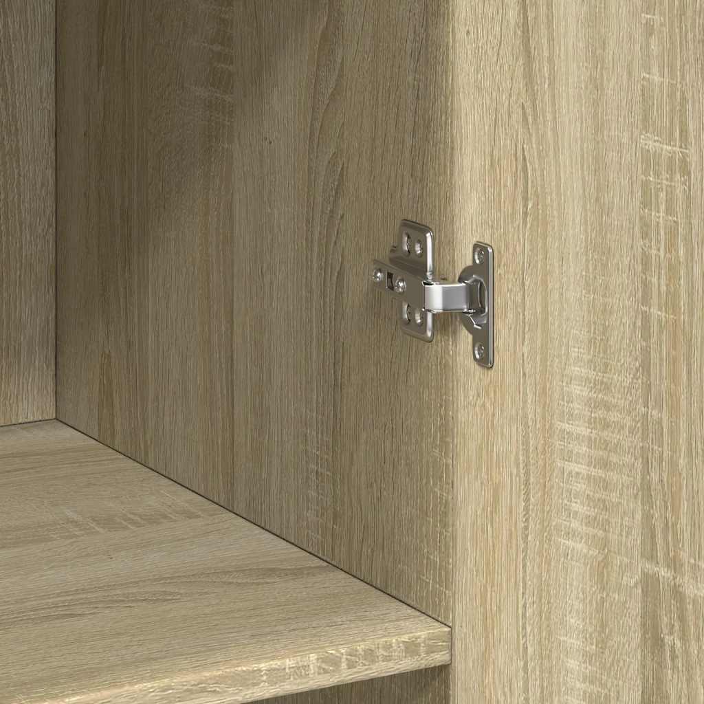 vidaXL Highboard Sonoma Oak 70x42.5x185 cm Engineered Wood