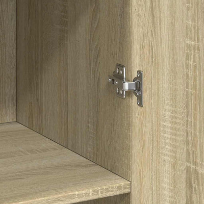 vidaXL Highboard Sonoma Oak 70x42.5x185 cm Engineered Wood