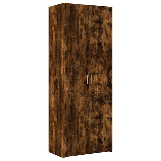 vidaXL Highboard Smoked Oak 70x42.5x185 cm Engineered Wood