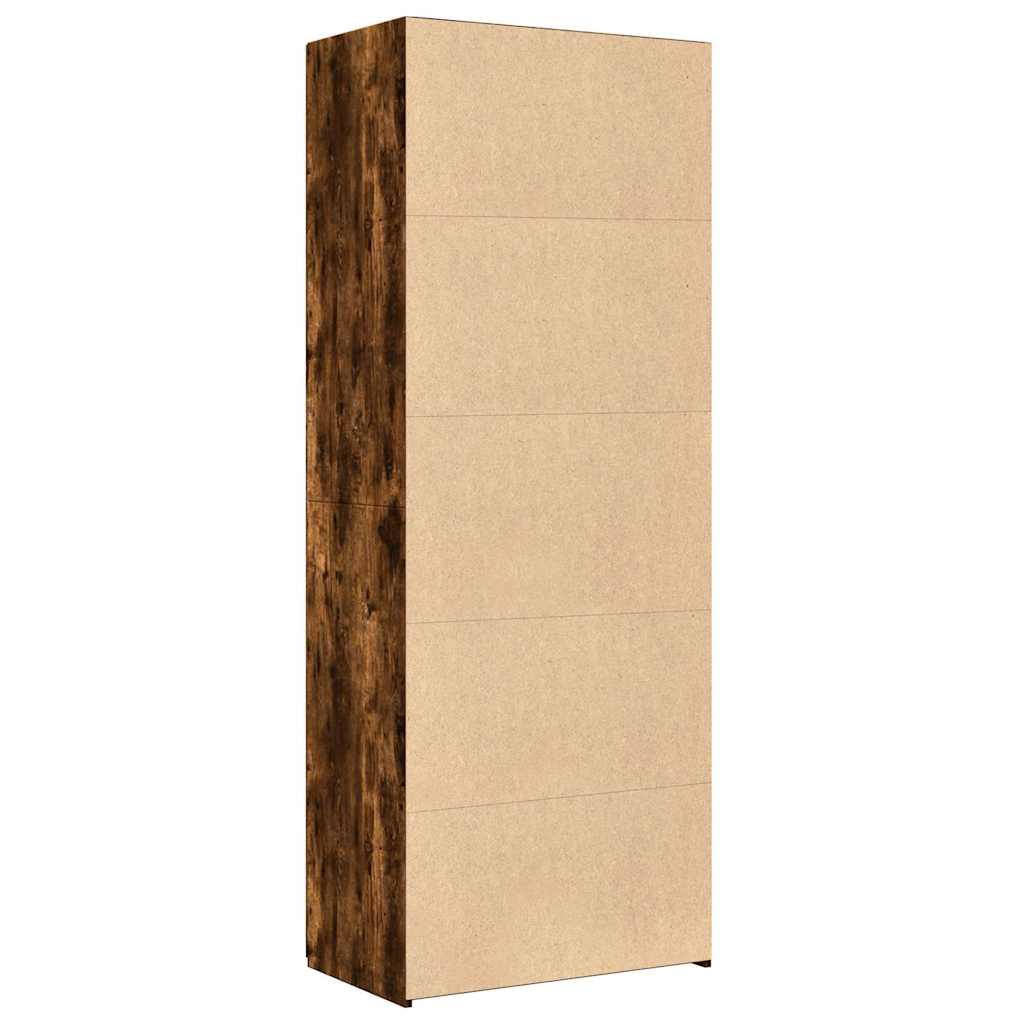 vidaXL Highboard Smoked Oak 70x42.5x185 cm Engineered Wood