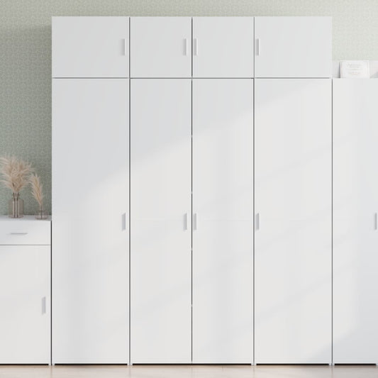 vidaXL Highboard White 80x42.5x185 cm Engineered Wood